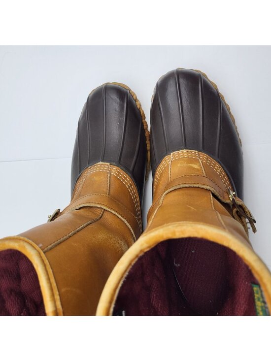 Vintage L.L. Bean Maine Hunting Shoe Boot Mens 10 Usa Made Duck boots Gorpcore main image 7